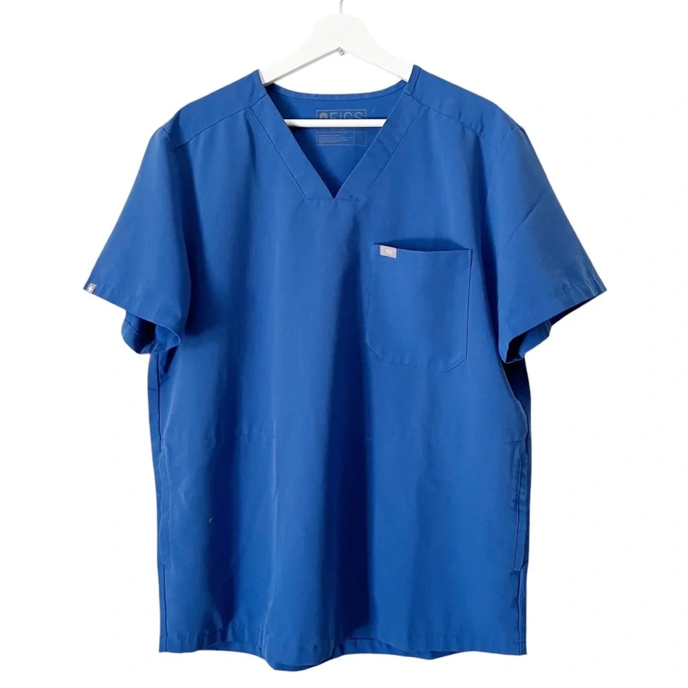 Figs Men's Cairo Cargo Scrub Pant & Chisec Three Pocket Scrub‎ Top Size L